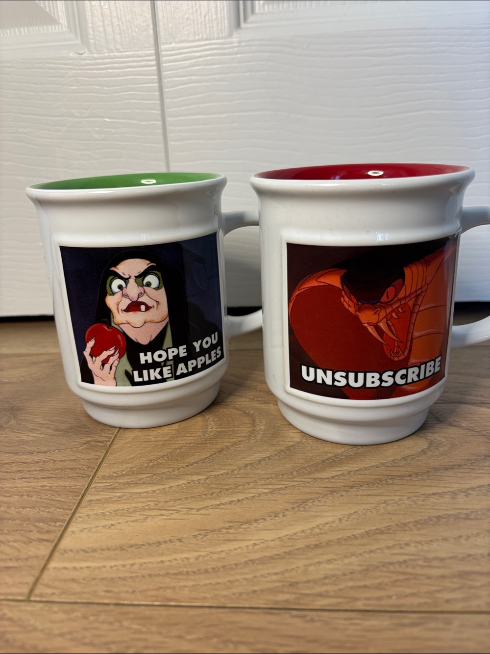 Disney Villains Coffee Mugs – Evil Queen & Jafar | Set of 2